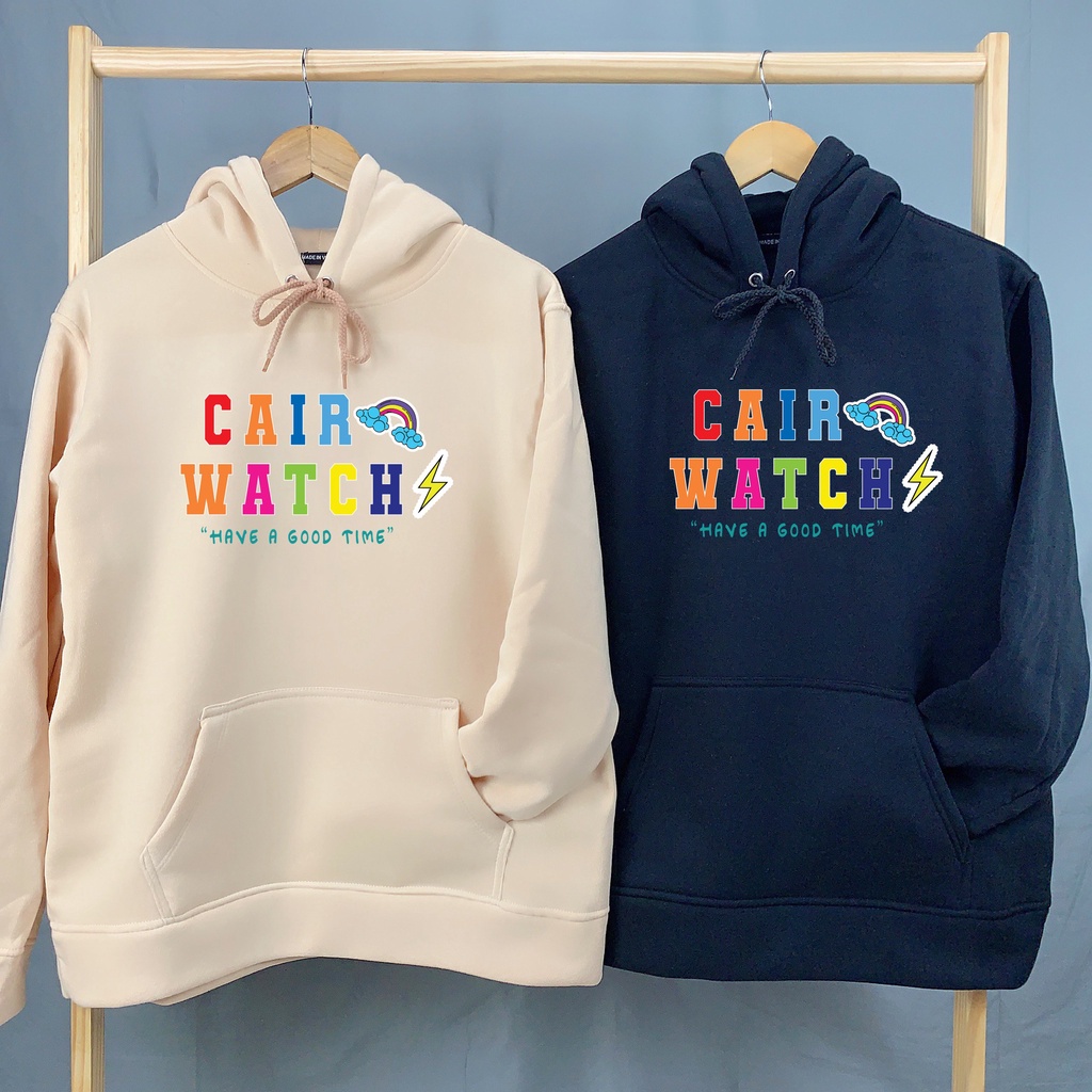 Áo Khoác Hoodie Nam Nữ HY KOREA Caia Watch 761 Vải nỉ Bông