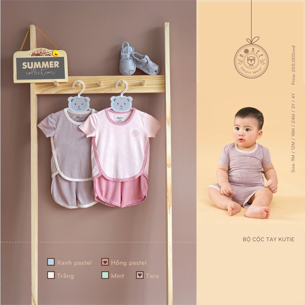 HRNEE Bộ cộc tay Kutie