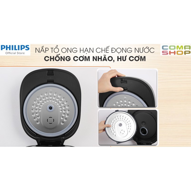 HD4528 - NỒI CƠM CAO TẦN PHILIPS 1.5 LÍT – BẢO HÀNH CHÍNH HÃNG 24 THÁNG TOÀN QUỐC