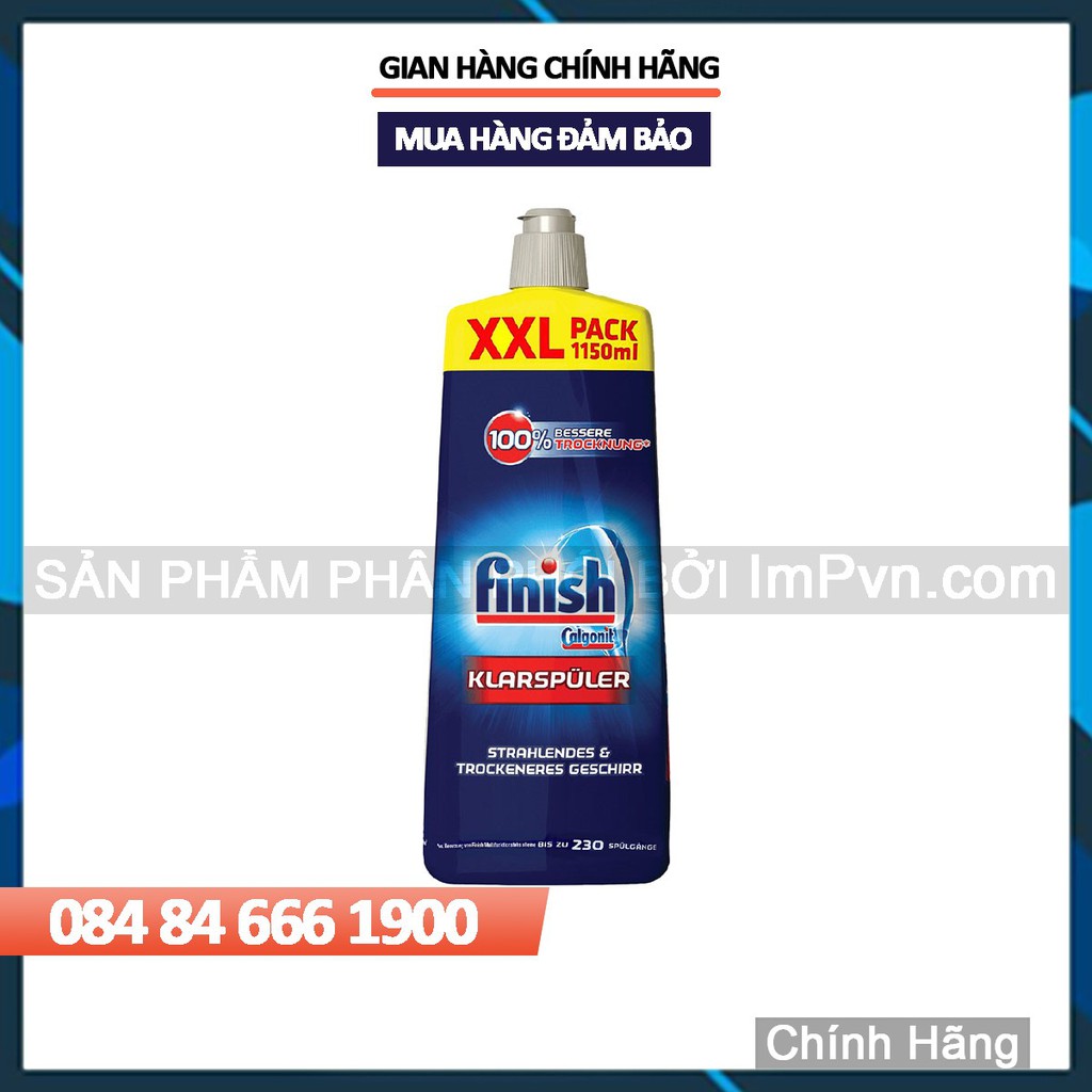 Nước làm bóng chén bát Finish 1150ml và 750ml