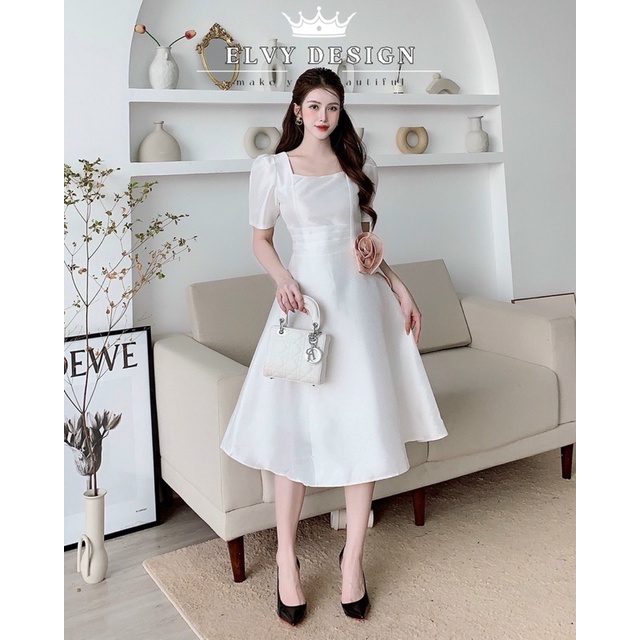Váy dự tiệc vải tacta anna dress by elvy design