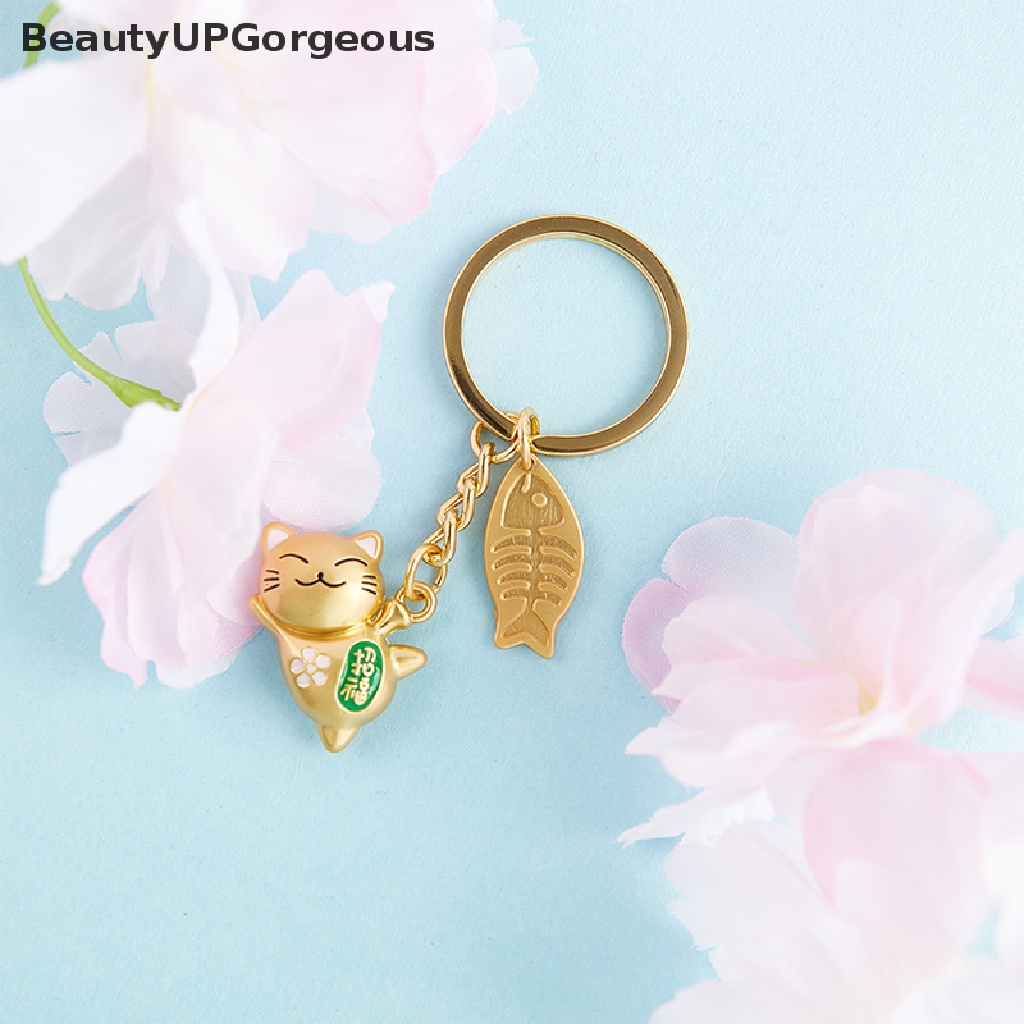 [Beautyup Gorgeous] Móc Khóa Hình Chú Mèo May Mắn Nhật Bản Đáng Yêu