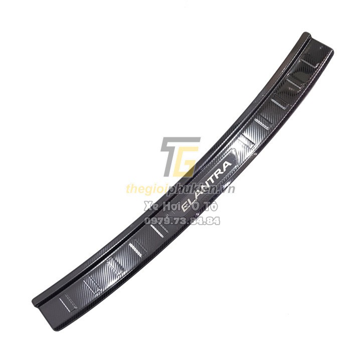 Chống trầy cốp trong ngoài carbon xe Huyndai Elantra 2016 - 2021 vân cacbon cao cấp