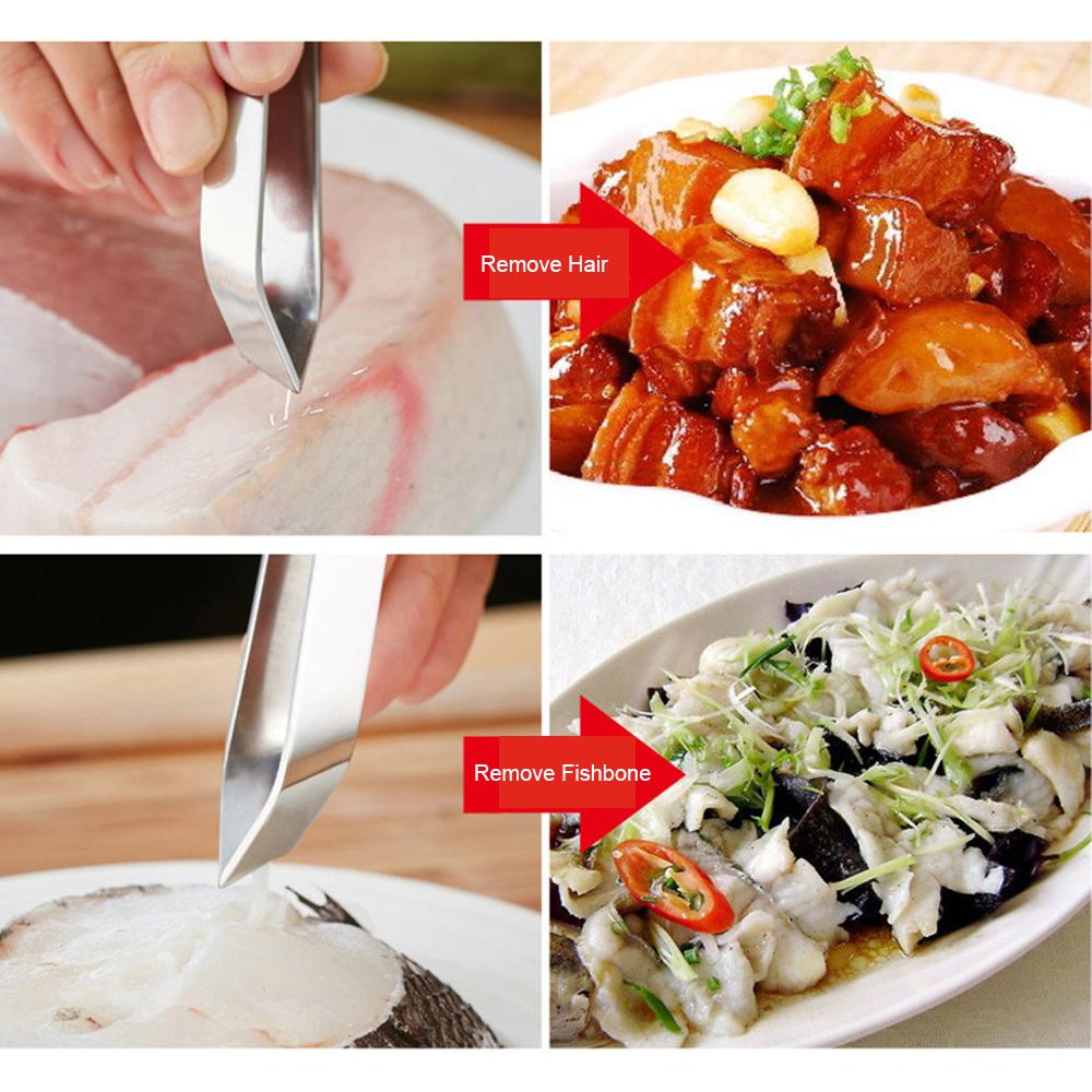 CONOPERY Nhíp Gắp Xương Cá Bằng Thép Không Gỉ Tiện Dụng Cho Nhà Bếp