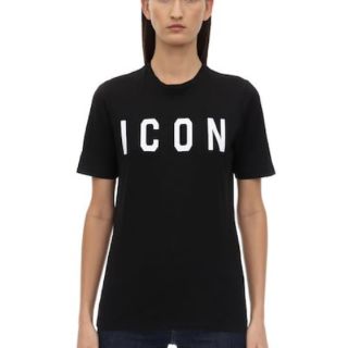 (2 màu) Áo thun cotton nữ Dsquared2 Icon Tee