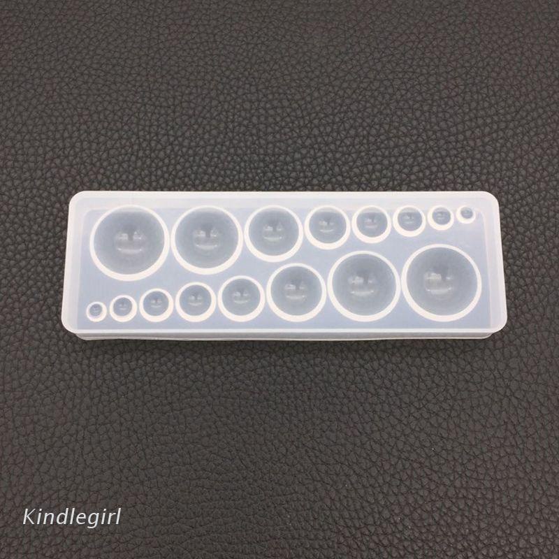 Khuôn Silicone Làm Bánh / Sô Cô La / Trang Sức Hình Tròn Diy