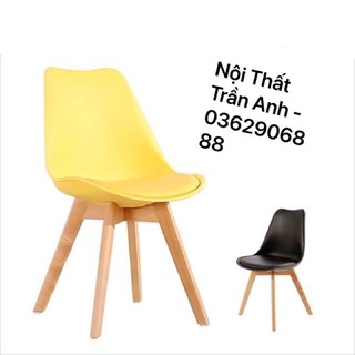 ghế mặt đệm eames nhập khẩu ( j05)