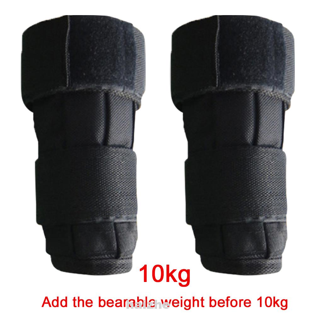 1pair Adjustable Running Fitness Exercise Strength Training Oxford Fabric For Adults Wrist Weights Bag