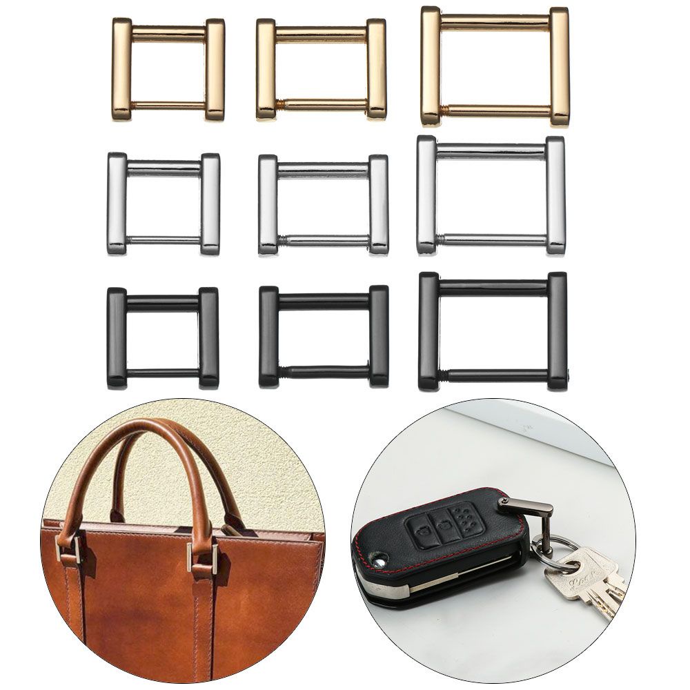Khoen kim loại hình chữ nhật dùng làm dây đeo túi xách DIY