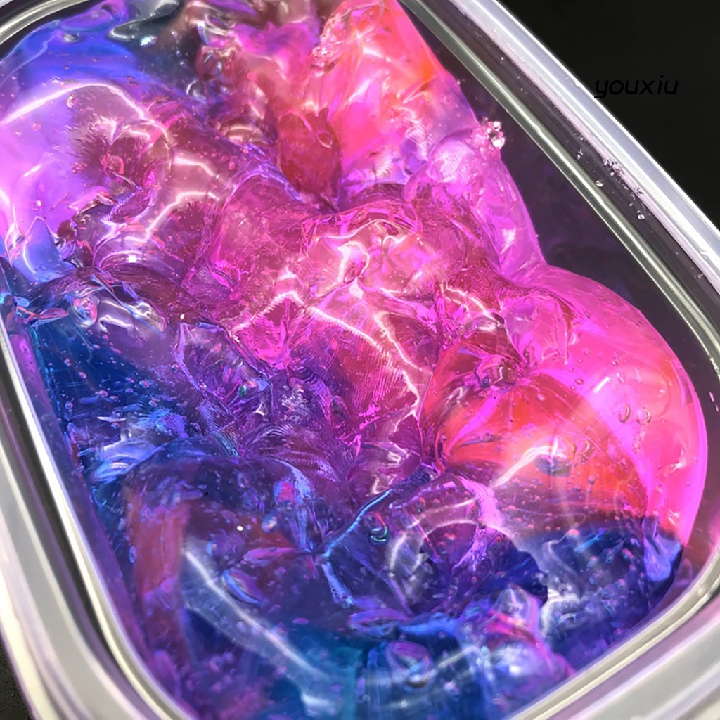 Đồ chơi slime dẻo trong mờ thân thiện với môi trường giảm căng thẳng đa năng tiện dụng