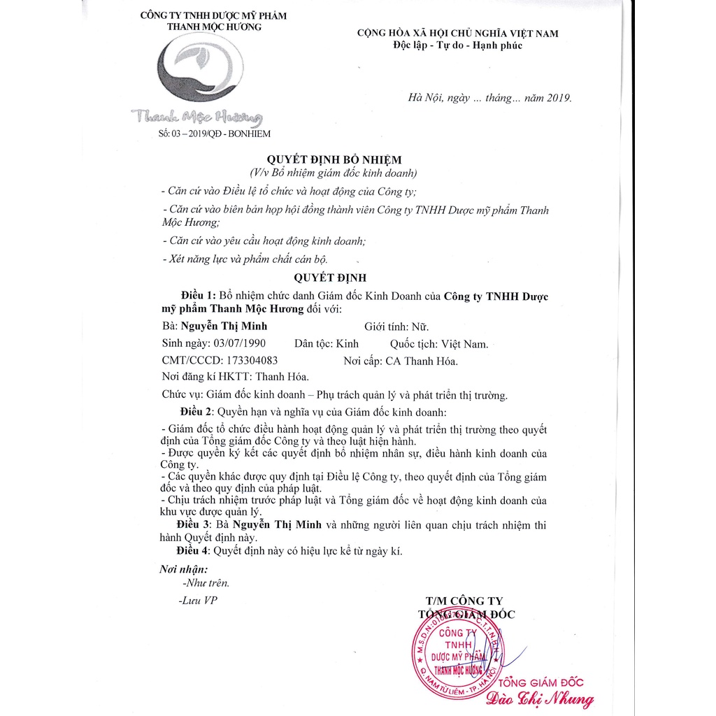 Kem bôi da Thuần Mộc THANH MỘC HƯƠNG 16g chính hãng ngừa hăm da chàm sữa không corticoid