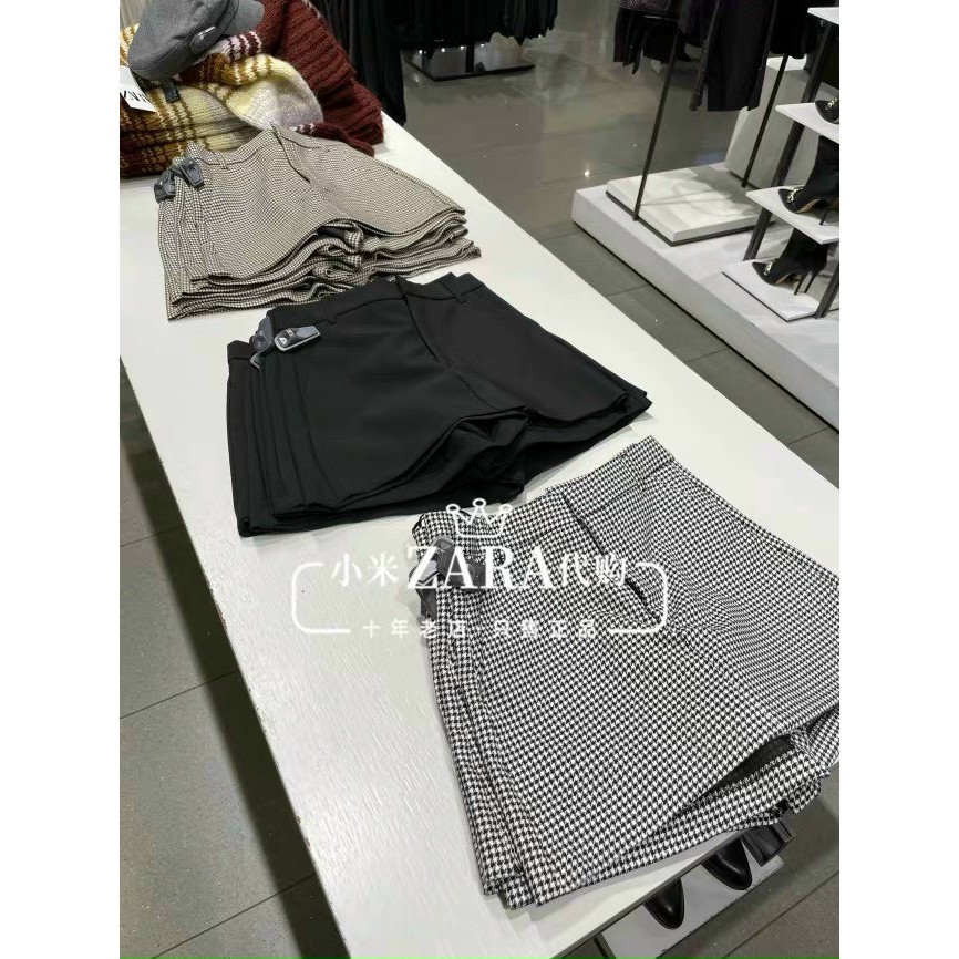 ❤️❤️ Quần váy cho nữ - Quần váy ZRA hai màu đen kẻ cho nữ size S/M/L | BigBuy360 - bigbuy360.vn