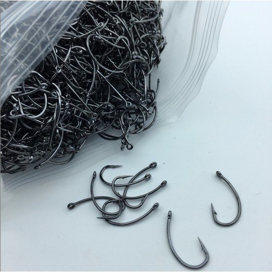 Set 500 Lưỡi Câu Cá Bằng Thép Carbon Cao Cấp Cỡ 6 8 10 12