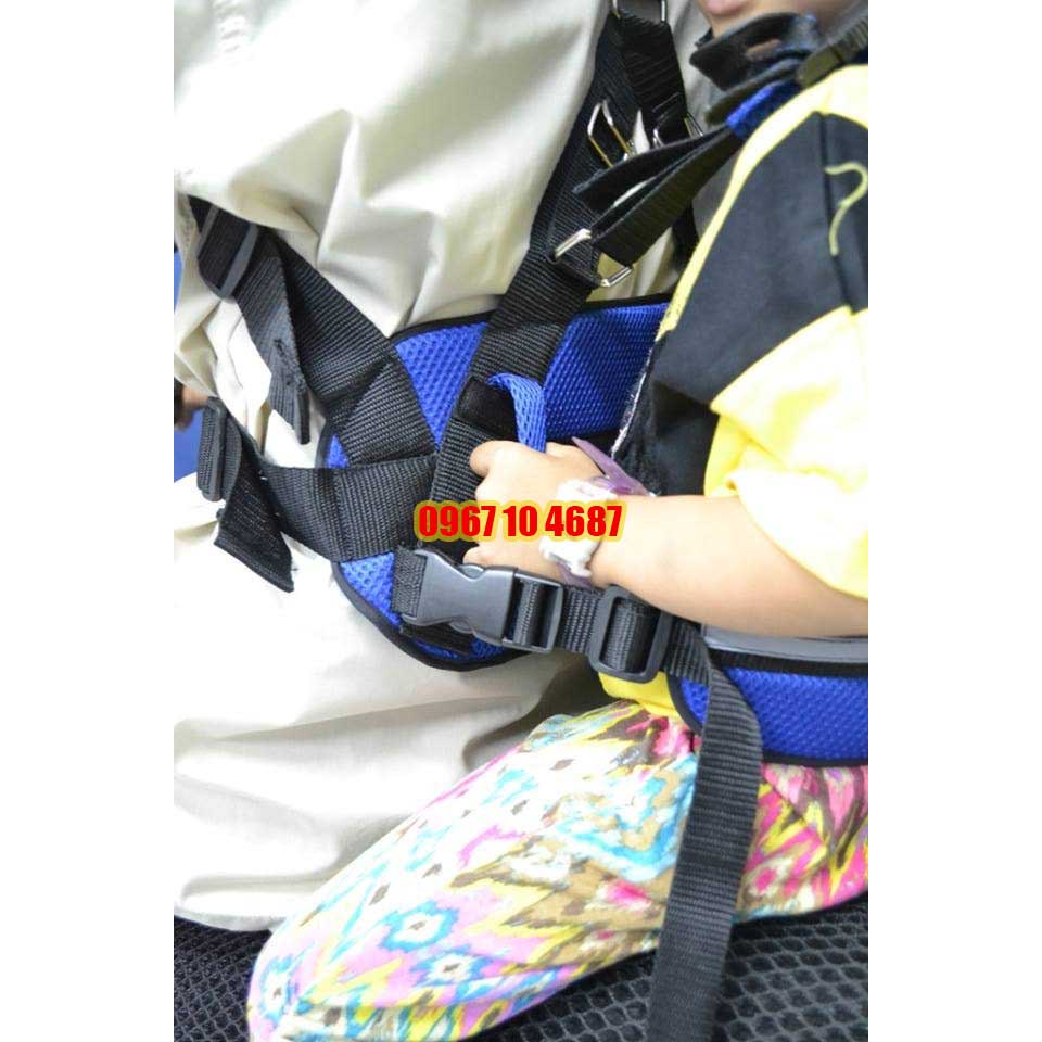 Đai đi xe máy dành cho người già, người lớn tuổi và trẻ em, em bé, đi phượt - Dây đai song hành đi xe máy