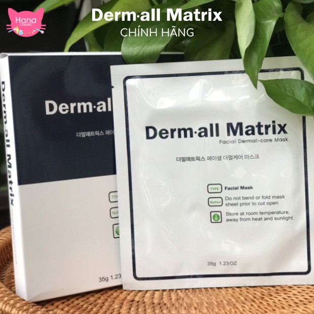 Mặt nạ chống lão hóa Derm-all Matrix Facial Dermal-care Mask 35g Chính Hãng