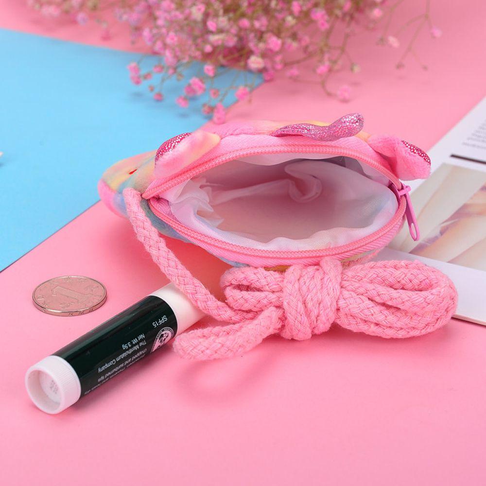 LILYES Túi Đeo Chéo Vai Bằng Vải Bông Màu Sắc Laser Hình Gấu / Mèo Ngọt Ngào Cho Nữ