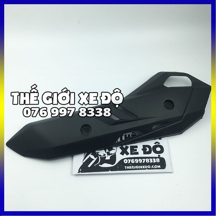 Ốp pô AB 150 125 cc nhựa đen thay ốp che pô zin dòng xe Air Blade 2020 - 2021 - đến tháng 5/2022