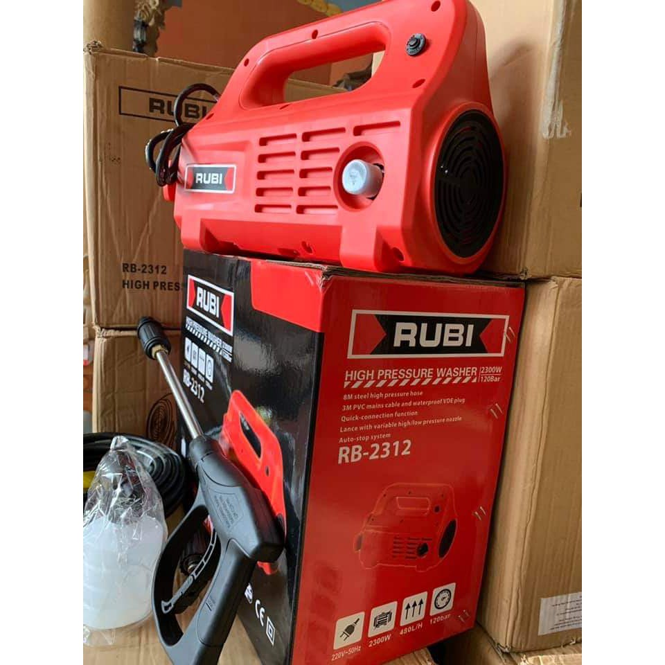 Máy Xịt Rửa Xe Cao Áp RUBI RB-2312 Công Suất 2300W