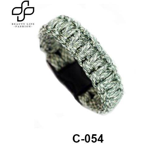 Vòng tay dây thừng đầu inox