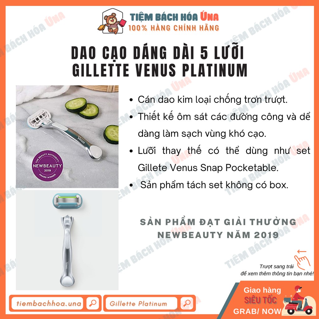 [Sẵn] Dao cạo Gillette Venus Snap chuyên dành cho nữ - Lưỡi thay thế