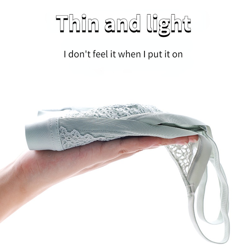 Áo Ngực Không Gọng Thép Siêu Mỏng Phối Ren Gợi Cảm Cho Nữ