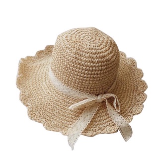 Mũ cói nón cói móc mềm mẹ và bé [Ảnh thật shop tự chụp 100%] (M09)