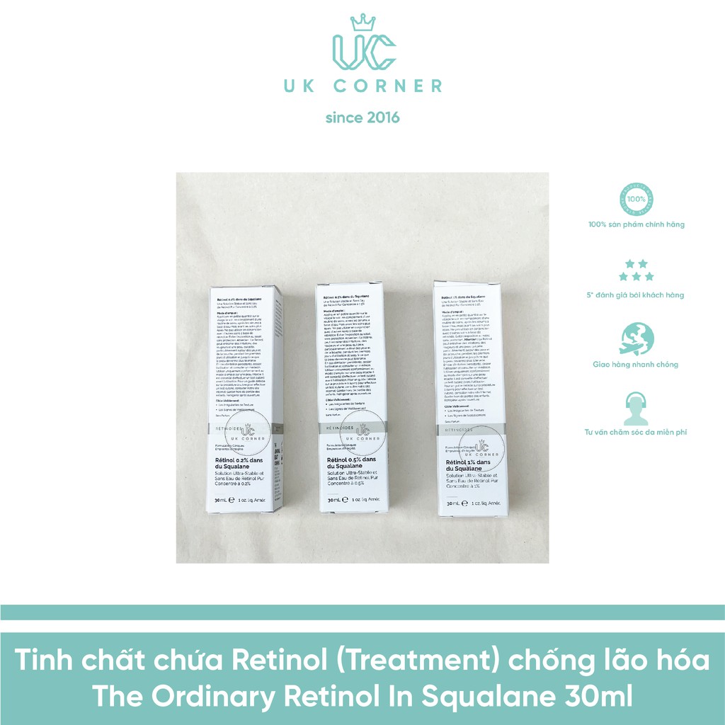 [Serum] Tinh chất chứa Retinol chống lão hóa The Ordinary Retinol in Squalane 30ml