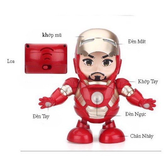 Đồ chơi cho bé Người Sắt Nhảy Múa theo nhạc cực vui nhộn - Hero Dance . '