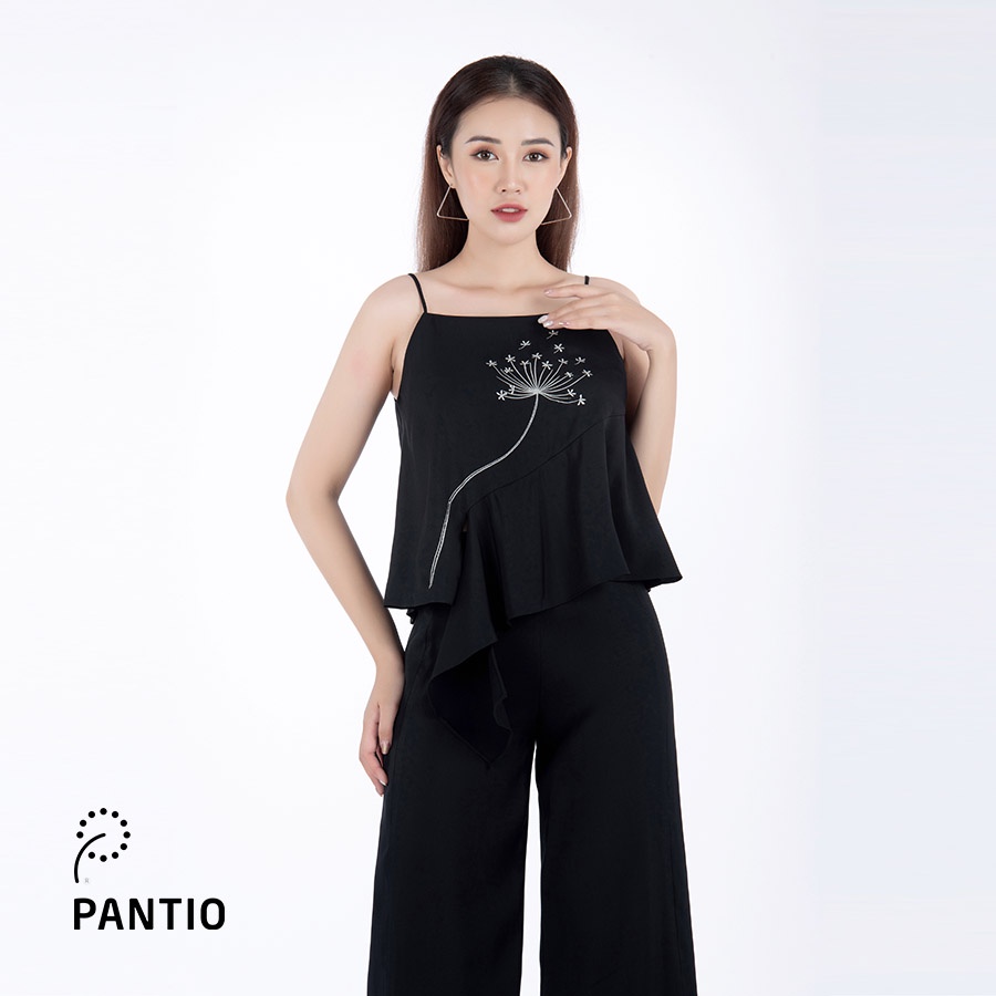 Áo hai dây chất thô mỏng mềm mại hoạ tiết tô điểm nhẹ nhàng BA252396 - PANTIO