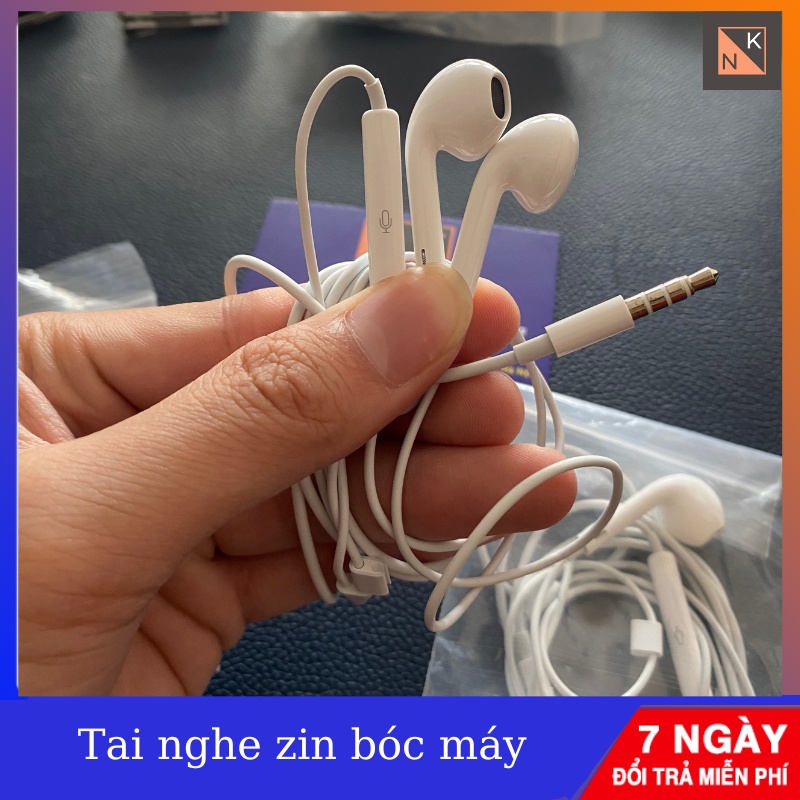 Tai nghe chân tròn jack 3.5mm Zin bóc máy