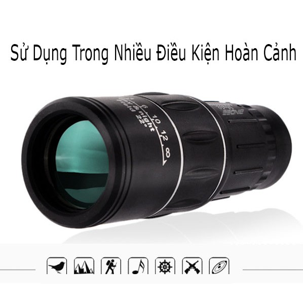 Ống nhòm hồng ngoại, Ống nhòm 1 mắt Bushnell 16x52 (Đen) ROOM xa , quan sát rõ ràng những vật thể cách xa đến 8000m