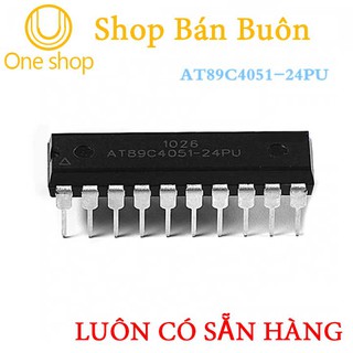 Linh Kiện AT89C4051-24PU DIP-20