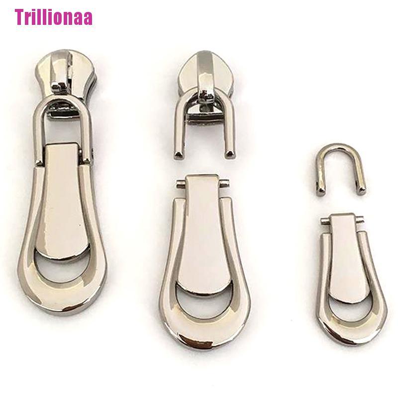 Set 5 đầu khóa kéo kim loại có thể tháo rời chuyên dụng diy