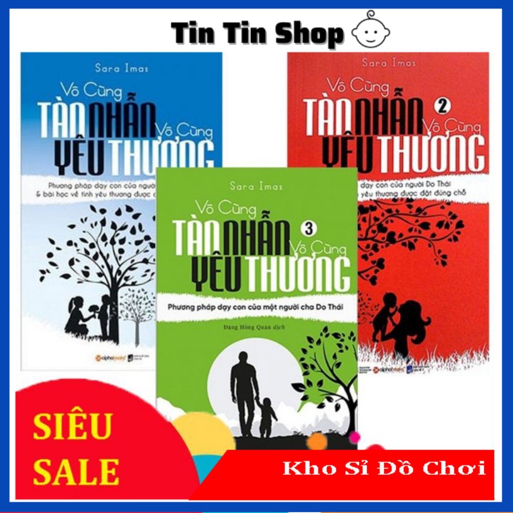 💥 [Siêu Sale] Sét 3 C.uốn Vô cùng Tàn Nhẫn Vô Cùng Yêu Thương (Phần 1,2,3 )