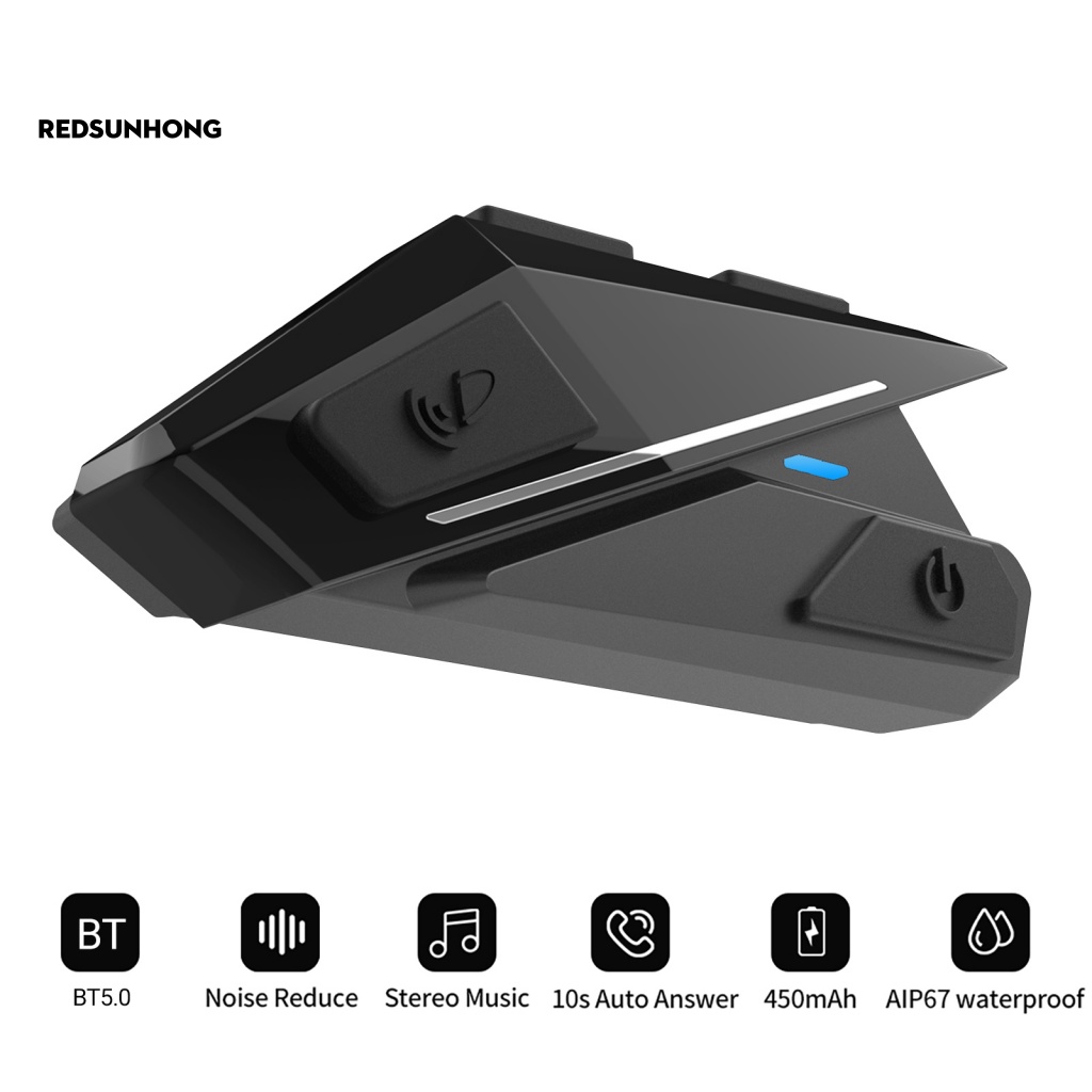 Bộ Chuyển Đổi Tai Nghe Bluetooth 5.0 RSH.z Cho Mũ Bảo Hiểm Xe Máy