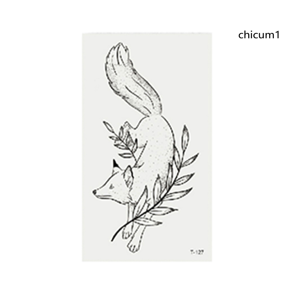 1 Tờ Hình Xăm Dán 3d Không Mùi Lâu Trôi