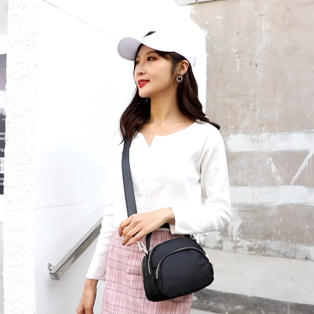 Túi Vái Đa Năng Thời Trang T41 Màu Đen