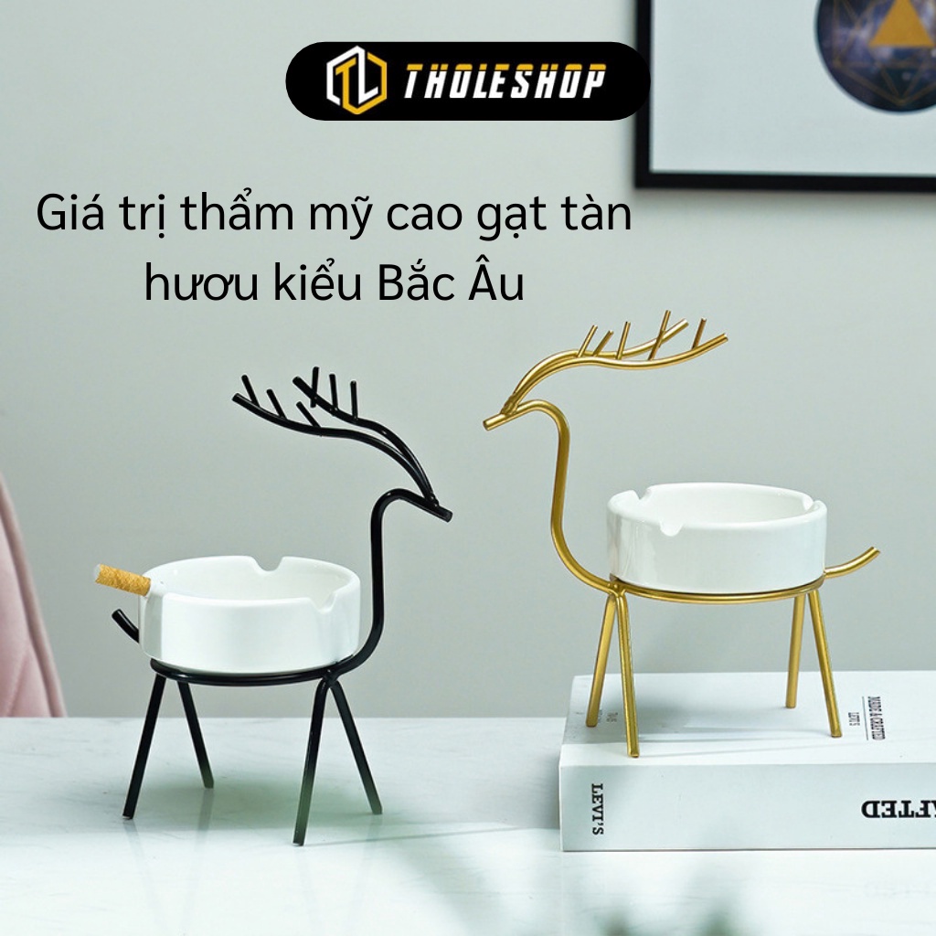 Gạt tàn  GIÁ VỐN  Gạt tàn thuốc hình sừng hưu cao cấp trang trí bàn 9484