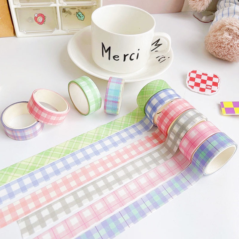 Cuộn Băng Keo Giấy Trang Trí Sổ Tay DIY Phong Cách Hàn Quốc