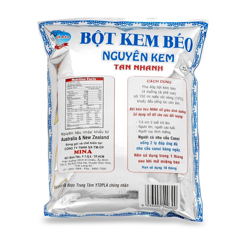 Bột Kem Béo Nguyên Kem LẠT