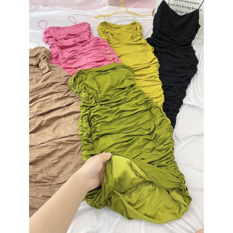 Đầm body nhúng dây bún ( hình thật video - ảnh trải sàn ) - Carotshop | BigBuy360 - bigbuy360.vn