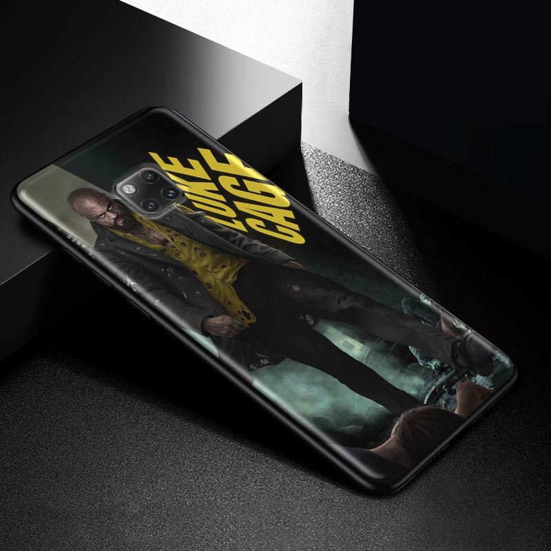 Ốp Điện Thoại Mềm Hình Luke Cage Marvel Cho Huawei P9 P10 P20 P30 Pro Lite Y6 Prime 2018
