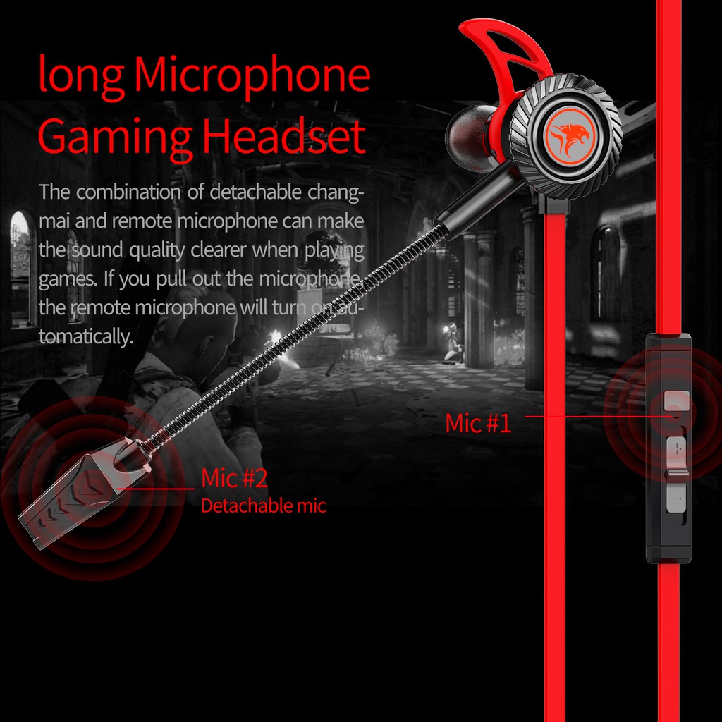 Tai Nghe Gaming Có Mic Rời Plextone xMOWI RX1 - Nâng Cấp Dây Dẹt Chống Rối - Super Bass - Dual Mic