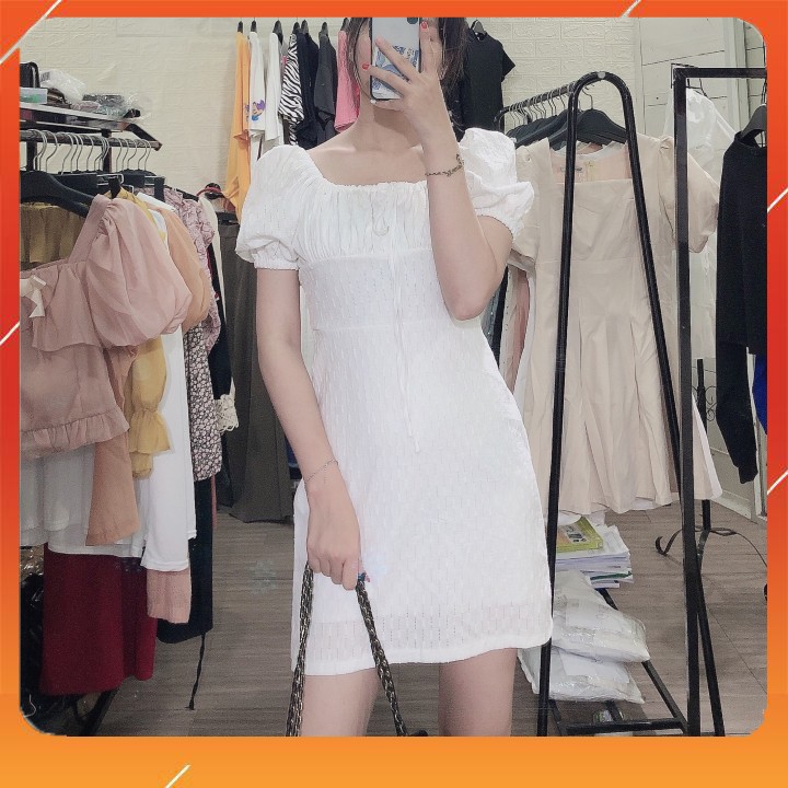 Váy nữ body chất xô thêu dày dặn / váy nữ đi chơi, đi tiệc. | BigBuy360 - bigbuy360.vn