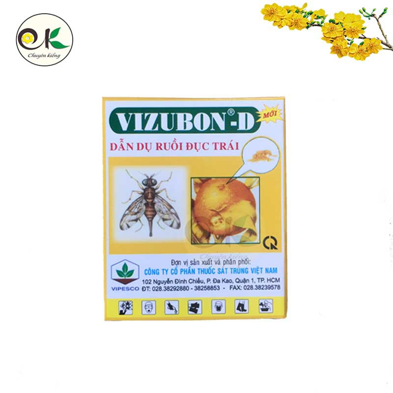 VIZUBON - D (Thuốc dẫn dụ diệt ruồi đục trái) hộp 10ml