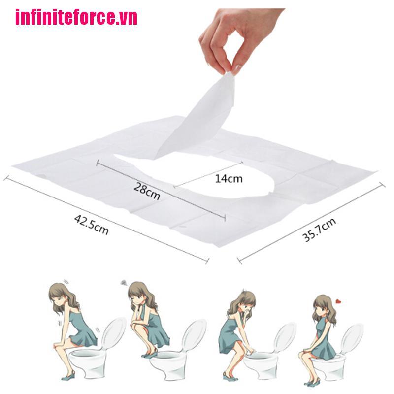 Bộ 10 Miếng Lót Bồn Cầu Dùng 1 Lần Tiện Lợi