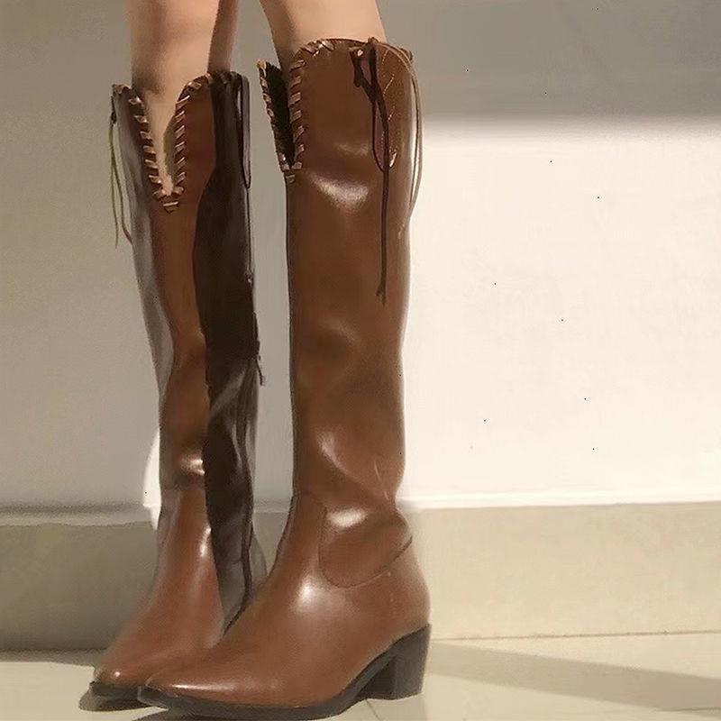 Giày Bốt Cao Gót Mũi Nhọn Thời Trang Âu Mỹ 2022 Cho Nữ