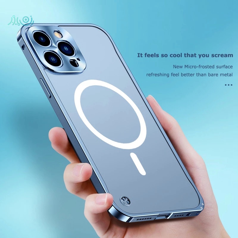 Ốp Điện Thoại Kim Loại Từ Tính Trong Mờ Dành Cho Iphone 14 Pro max 13 Pro max 14 Plus 13