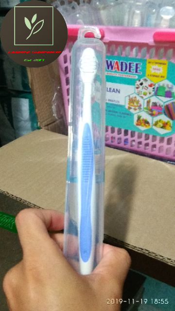 (CÔNG NGHỆ THÁI) Bàn chải siêu mềm Suwadee có Hộp Móc Treo
