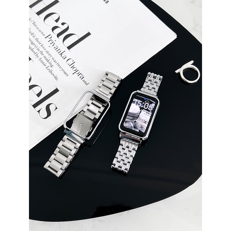 Dây Đeo Màu Bạc Thay Thế Cho Đồng Hồ Thông Minh Xiaomi Mi Band 7 Pro Mi Band 7 Pro 7pro